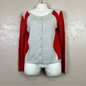 CAbi Two Tone Hourglass Cardigan‎ Size M  Sweater #192 Lightweight
